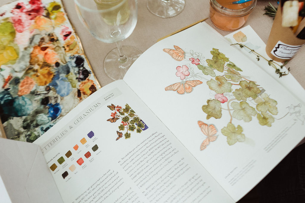 Watercolor Workbook from The Mint Gardener, Sarah Simon