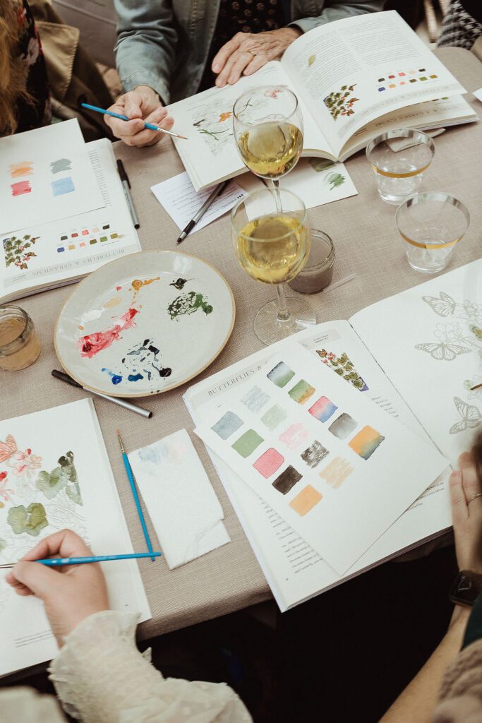 Watercolor Workshop with The Mint Gardener Sarah Simon