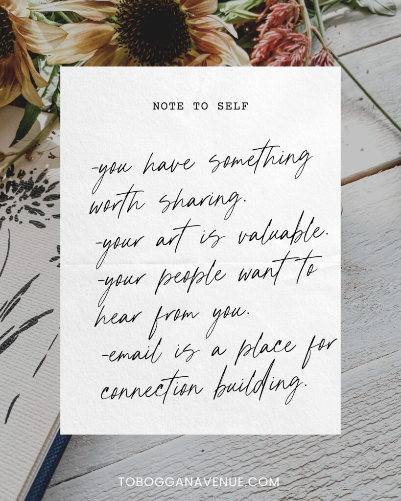 Flowers and a note to self: List of ideas worth sharing.