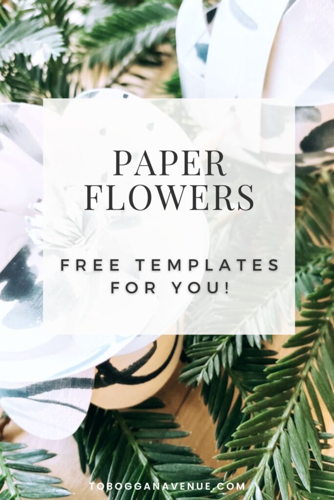 paper flower templates
